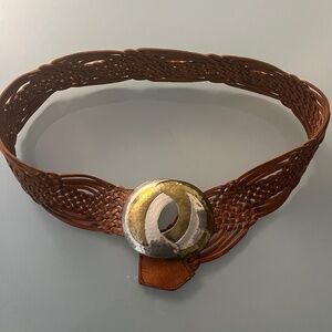 Amazing vintage leather belt
